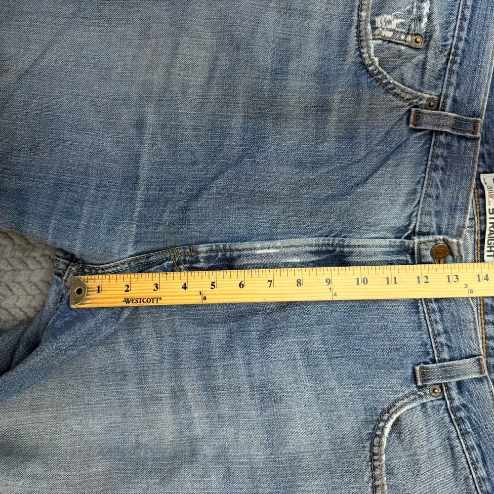 Levi's 569 Jeans Mens 42x30 Blue Y2K Loose Straight Fit Medium Wash Denim Casual